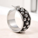 The Trinity Bead Hoops