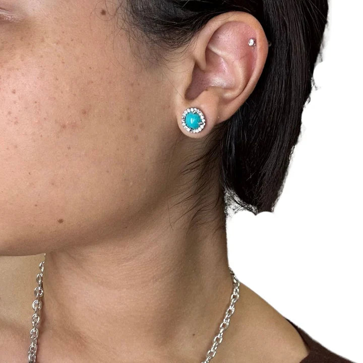 Vibrant Assorted Stone Studs