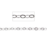 Hammered Cable Link Chain