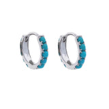 14kt Turquoise Huggies