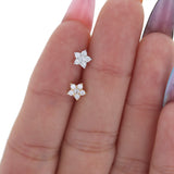 Genuine 14kt Diamond Stars