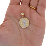 14kt St Benedict Medallion 18mm