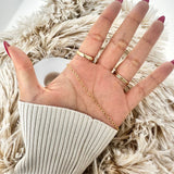 14kt GF Flat Oval Cable Chain 2.5x4mm