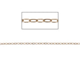 14kt Gold Flat Cable 3.5mm