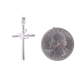 Cross with Dove Charm
