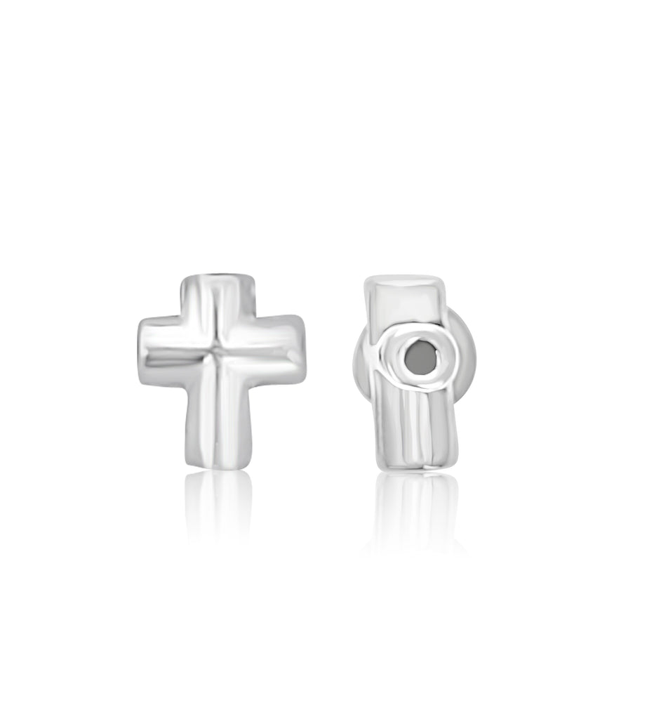 Sterling Cross Bead