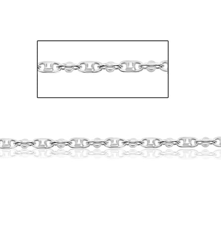 Sterling Silver Mariner Chain 2.2mm