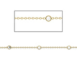 GF Cable with Cubic Zirconia Stations