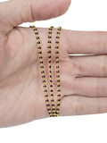 GF Black Enamel Drawn Cable Chain