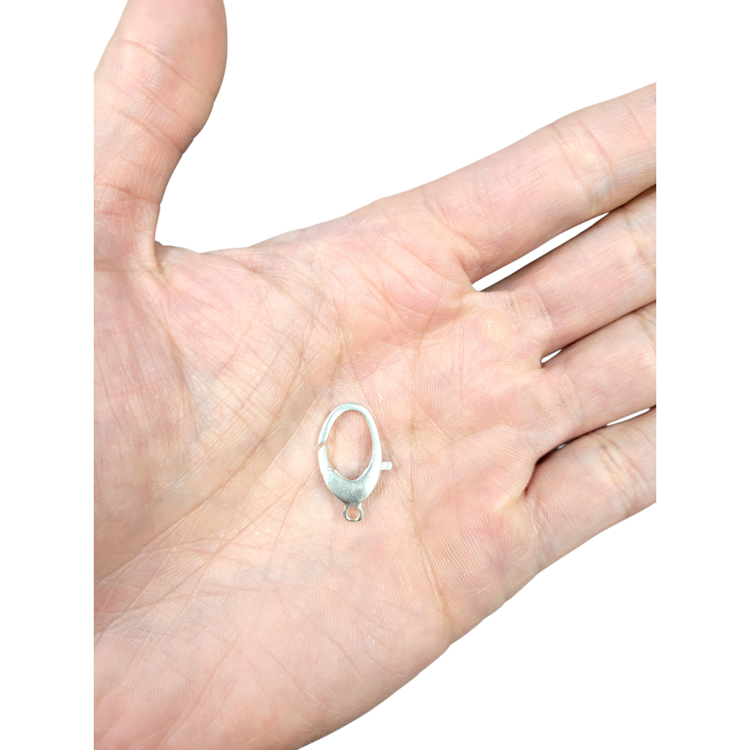 Large Oval Balloon Clasp 11x22mm – Mayas Gems