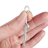 Beaded Turquoise Spike Cross