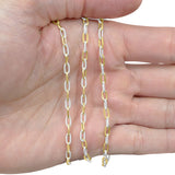 2 Tone Paperclip Chain