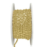 14kt GF Starburst Link Chain 4mm