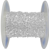 SS Mini Fancy Starburst & Paperclip Chain