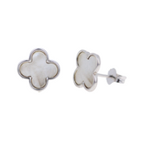 Pearl Clover Studs