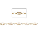 GF Filigree Scroll Link Chain