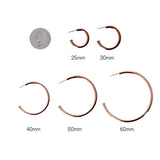 4mm GF Hoop Earrings