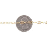 GF Filigree Scroll Link Chain
