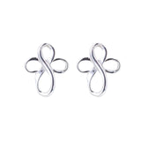 Infinity Cross Studs