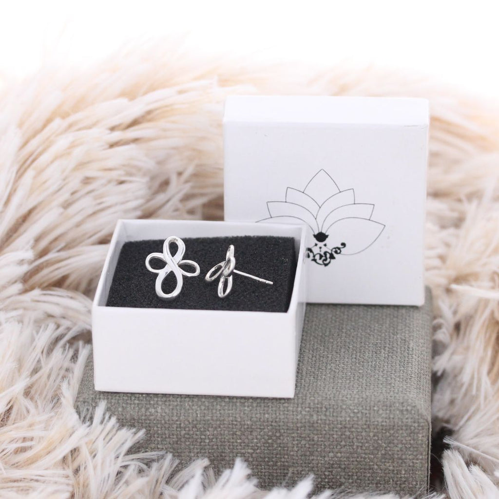 Infinity Cross Studs