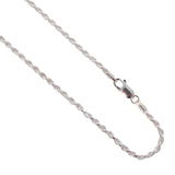 2.3mm Diamond Cut Rope Chain