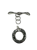 Sterling Silver Smooth Toggle With 30MM Bar