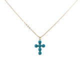 TQ Cross Charm Necklace