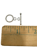 Sterling Silver 12mm Toggle