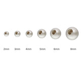 3mm Round Matte/Sandblast Beads