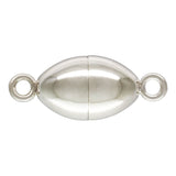 Oval Magnetic Sterling Siver Clasp