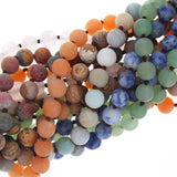 60inch 8mm Matte Stones Knotted