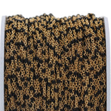 14kt GF Black Enamel Bead Cable Chain