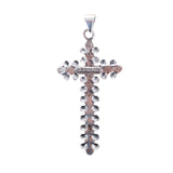 Multicolor Beaded Cross Pendant