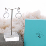 Beaded Two-Ring Earring