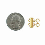 Two Row 14kt Gold-Filled Necklace Clasp