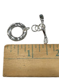 Sterling Silver Smooth Toggle With 30MM Bar