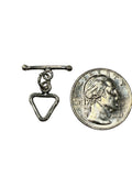 Sterling Silver Triangle Shaped Toggle 12MM