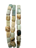 Amazonite Cube Beads