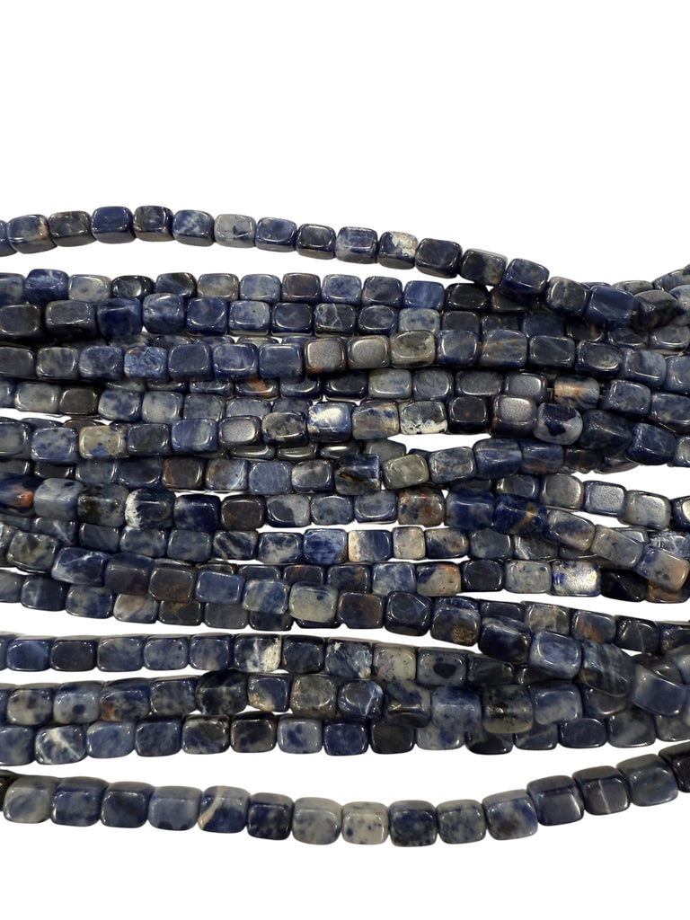 Sodalite Cube Beads