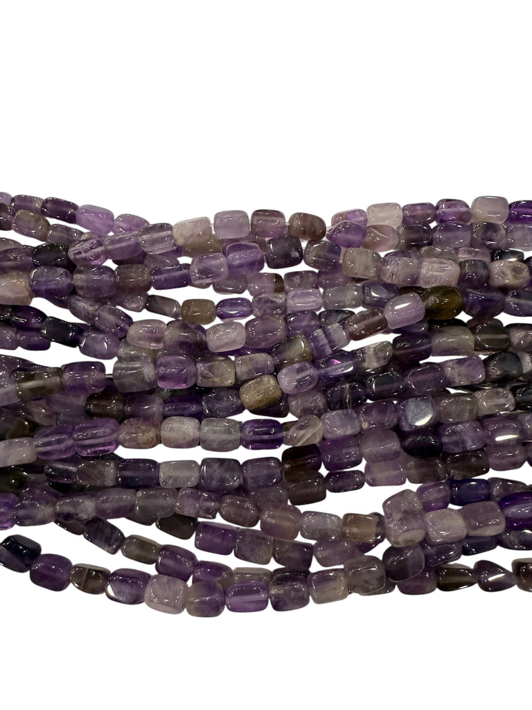Amethyst Cube Beads