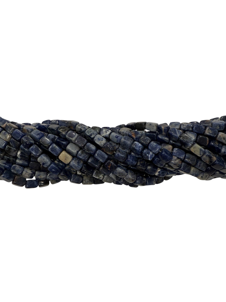 Sodalite Cube Beads