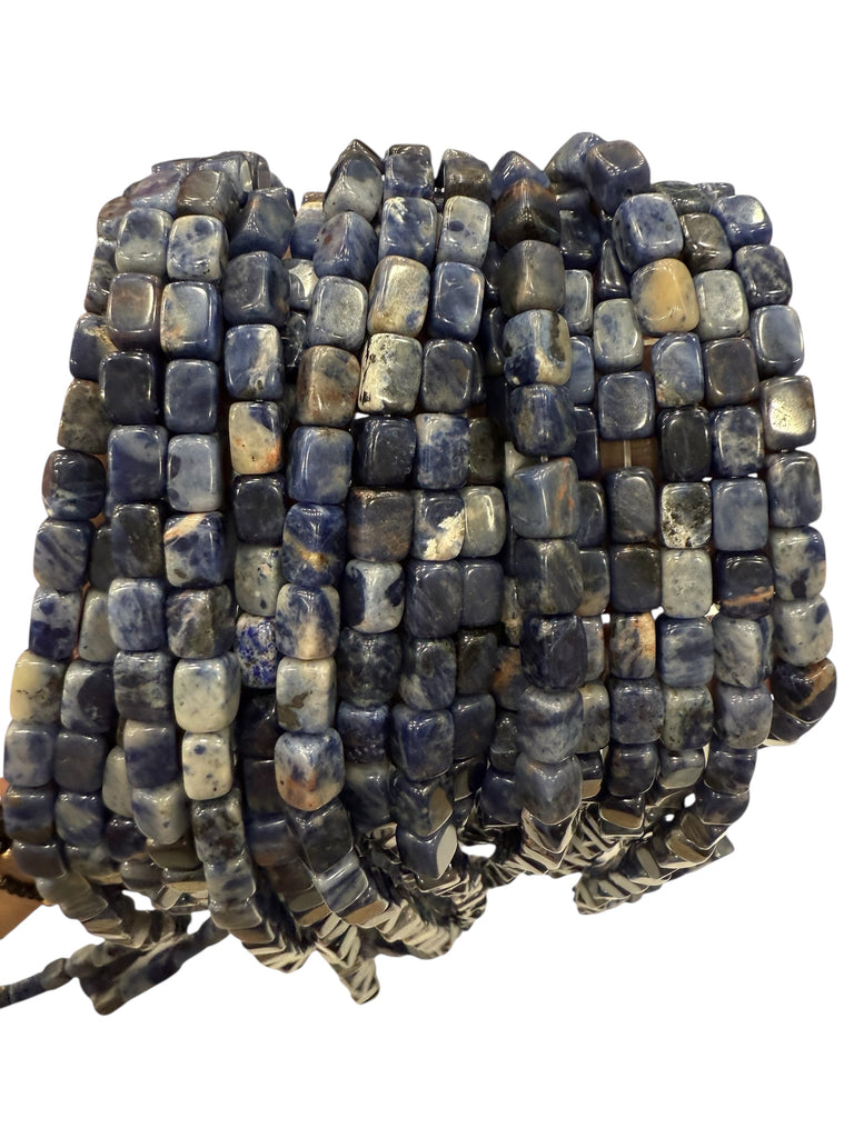 Sodalite Cube Beads