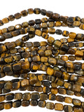 TigerEye Cube Beads