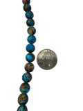 10mm Round Pumpkin Spice Beads
