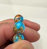 10mm Round Pumpkin Spice Beads