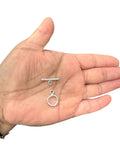 Smooth Sterling Silver Toggle 12mm