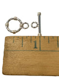 Sterling Silver Toggle with Ring detail 17mm