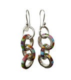Multicolor Rolo Stone Dangles