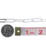 20mm Silver Paperclip Link Chain