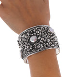 Ornate Vintage Cuff with Pearls